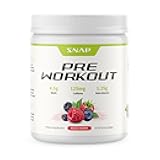 Snap Supplements Pre Workout Beet Root Powder, Nitric Oxide Supplements for Men and Women - Energy and Circulation Support, 8.8 oz, (30 Servings,1 Month Supply), Mixed Berry