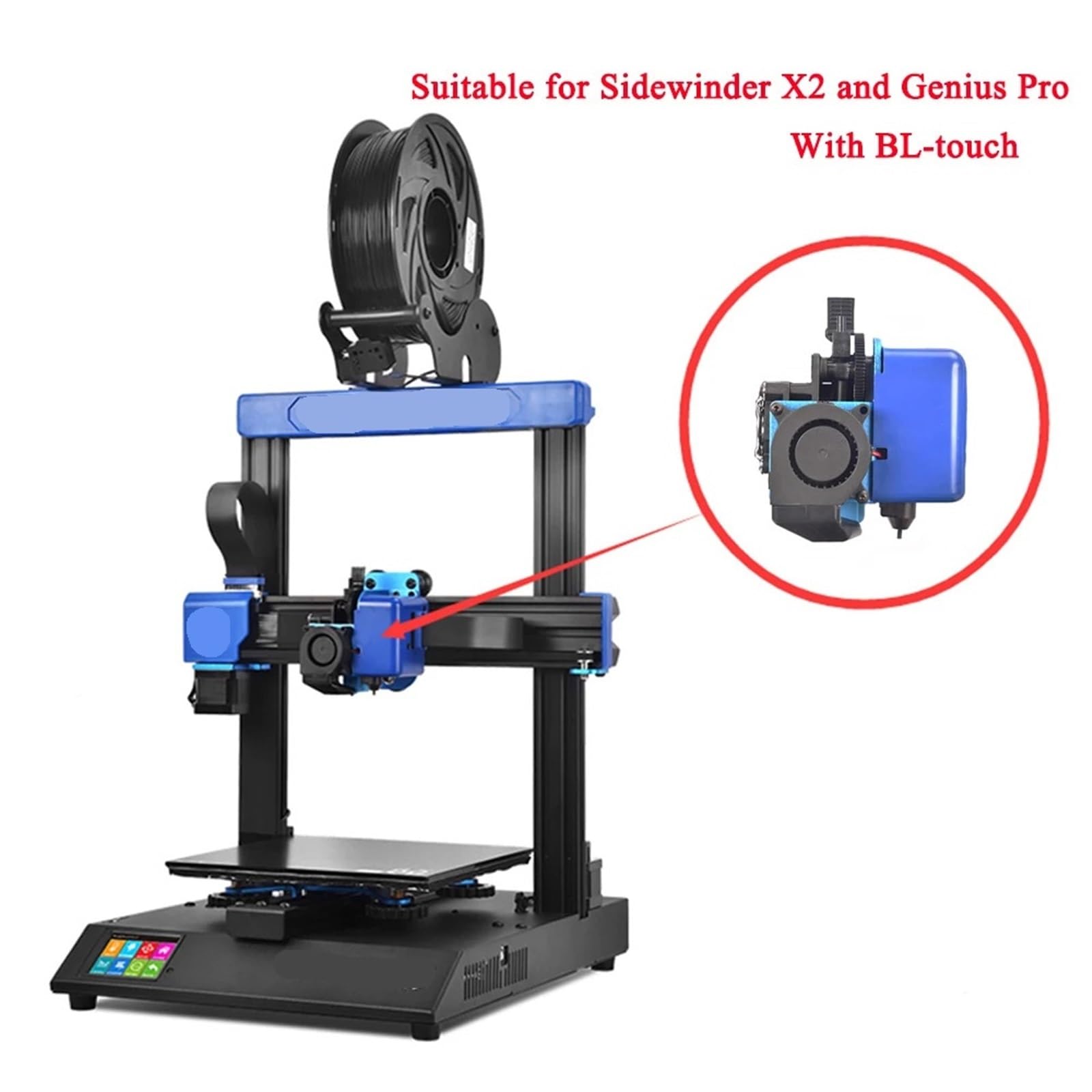 Kompatibel Mit Artillery X2 Genius Pro Dual Drive Extruder | Zufuhreinheit mit automatischer Nivellierung for den Austausch von 3D-Druckerkomponenten