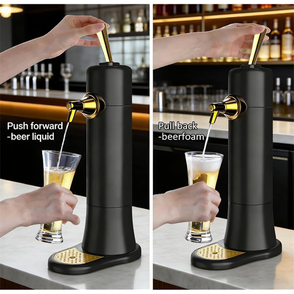 Dispensador de Cerveza de Barril, Refrigerador para Barriles de Cerveza, Dispensador de Cerveza de Barril, Dispensador de Cerveza Estilo Bar Doméstico, Mini Refrigerador de Cerveza