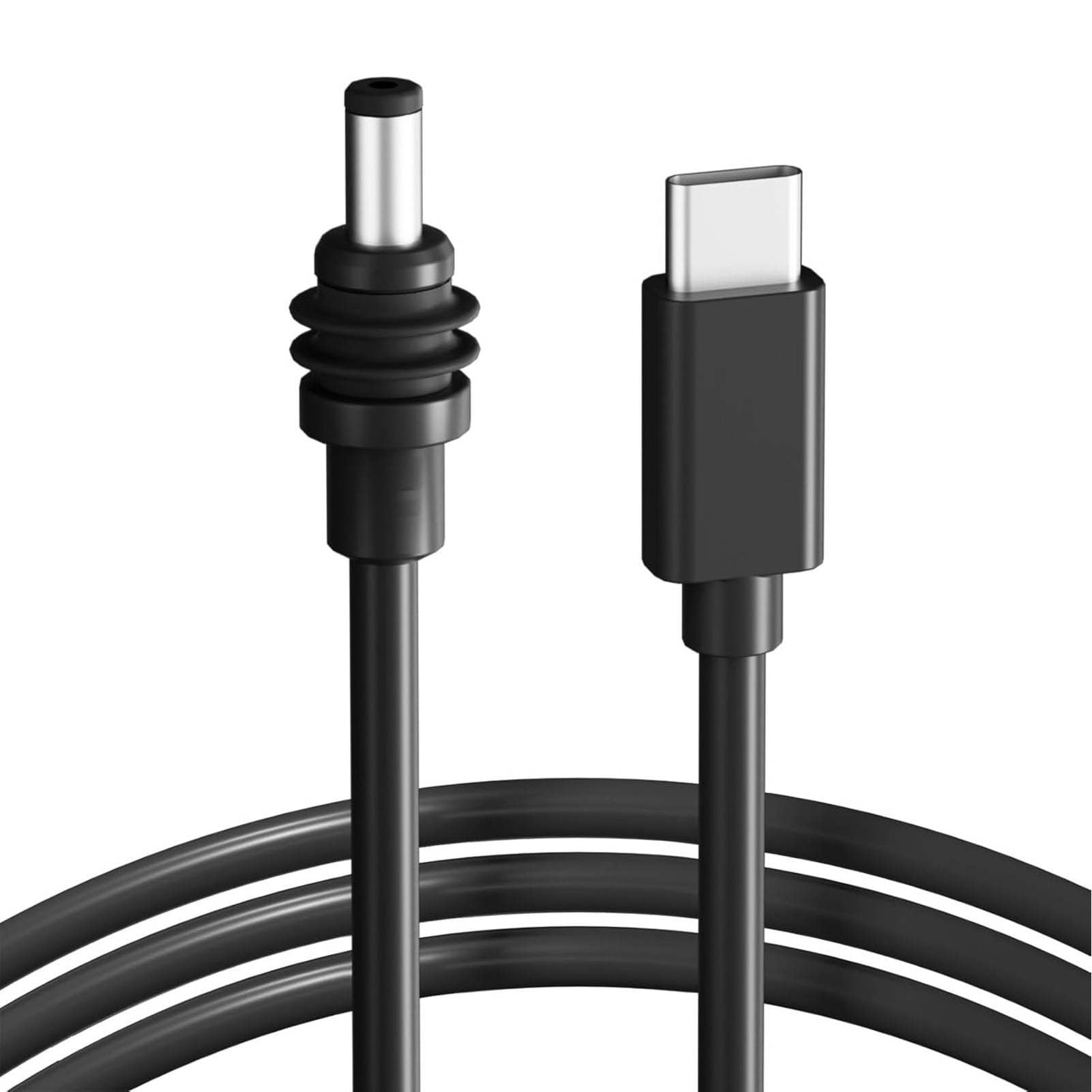 LiebeWH Cavo Tipo C con Conduttore in Ottone 18 AWG, Prolunga da CC a Tipo C 5 M, Cavo di Ricarica USB CC SPX MINI in Gomma per Piccole Ventole e Dispositivi Elettronici