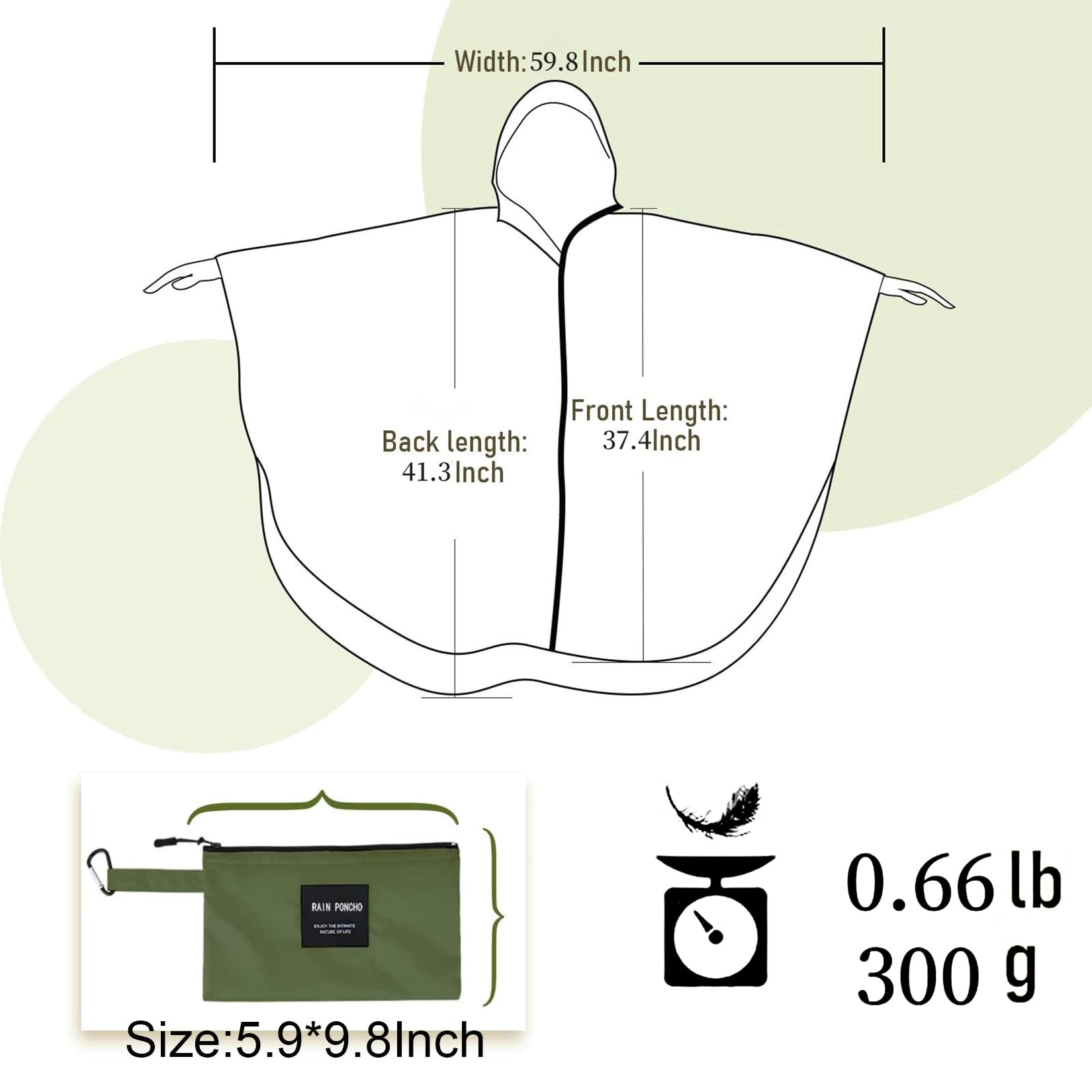 Femmes Imperméable Poncho de pluie Stylé Réutilisable Poncho de pluie Hiking Cycling Outdoor Polyvalent Veste de avec capuche