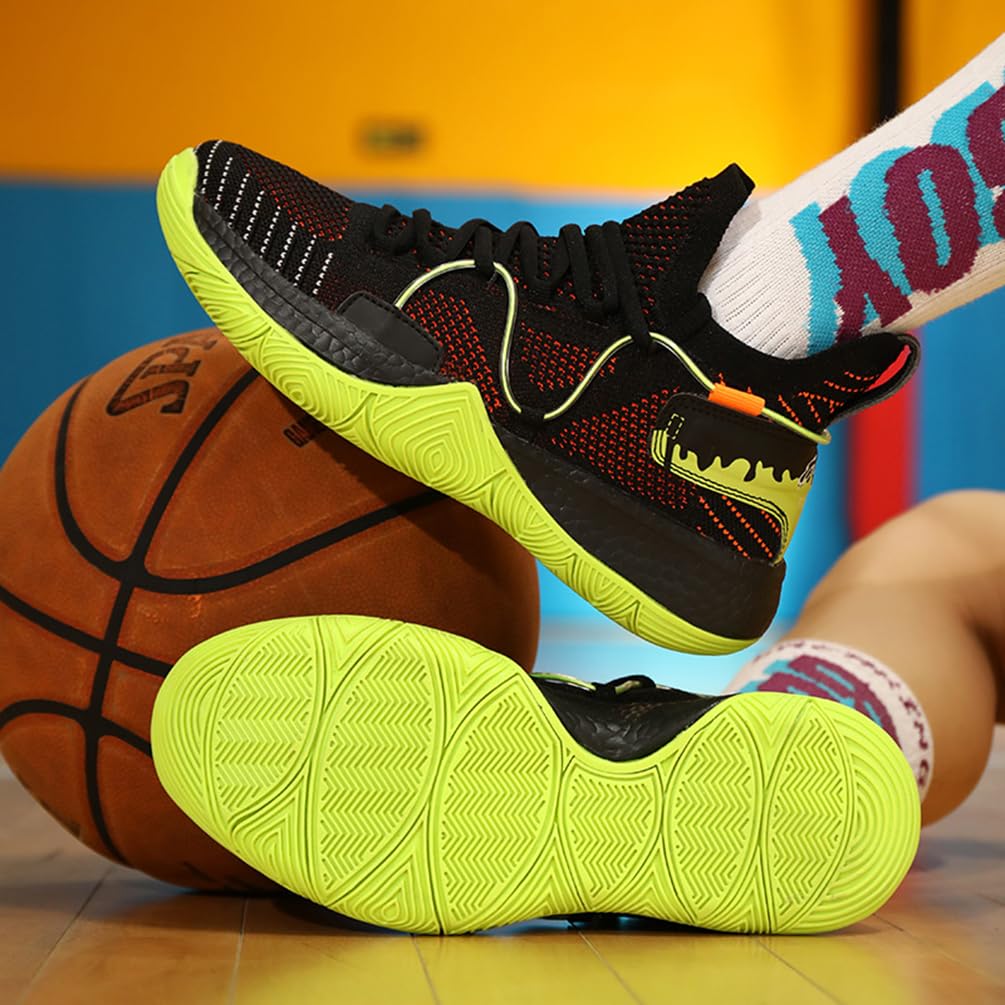 Męskie buty do koszykówki, buty sportowe, amortyzujące wstrząsy, oddychające, do koszykówki, męskie, lekkie buty sportowe, do biegania, antypoślizgowe, sportowe sneakersy, bsk f24, 45 EU