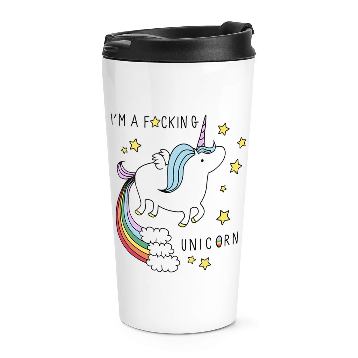 I'm A F-cking Unicorn Travel Mug Cup