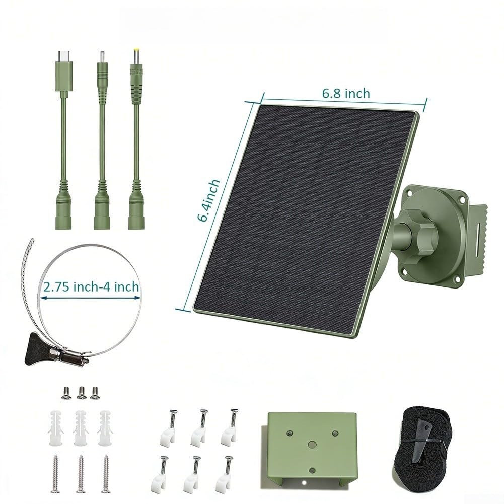 Panneau solaire 5 W 5200 mAh pour batterie, IP66, 6 V/12 V pour