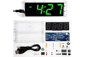 DIY Digital Clock Kit with Green LED Display