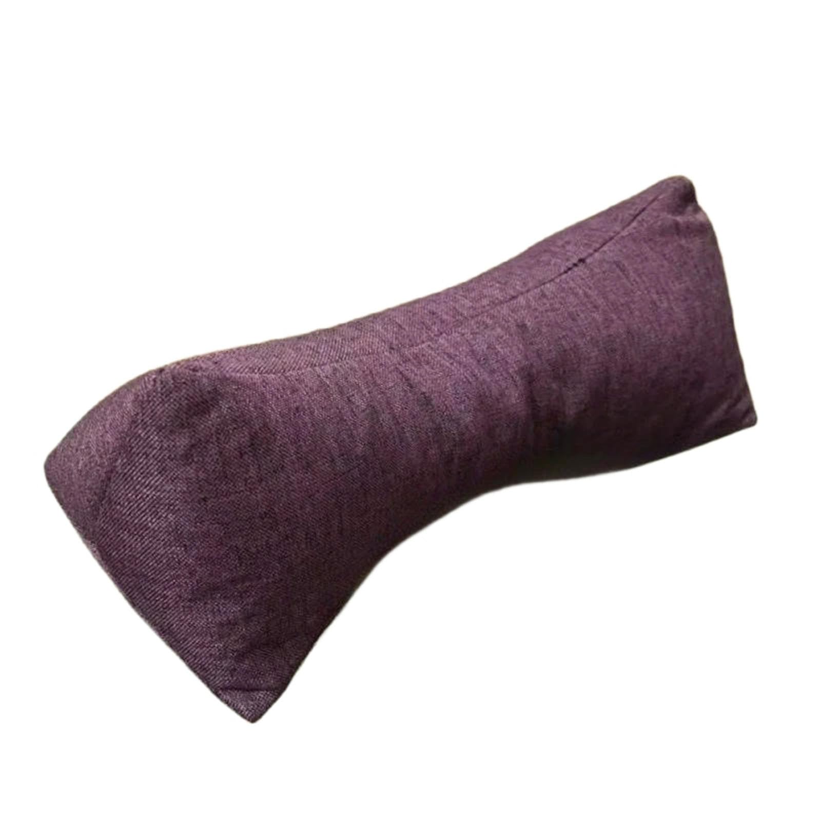 YYDPYZBD Neck Pillow Buckwheat Hull Cervical - Triangular Traction & Stretching Support For Fatigue Relief-purple