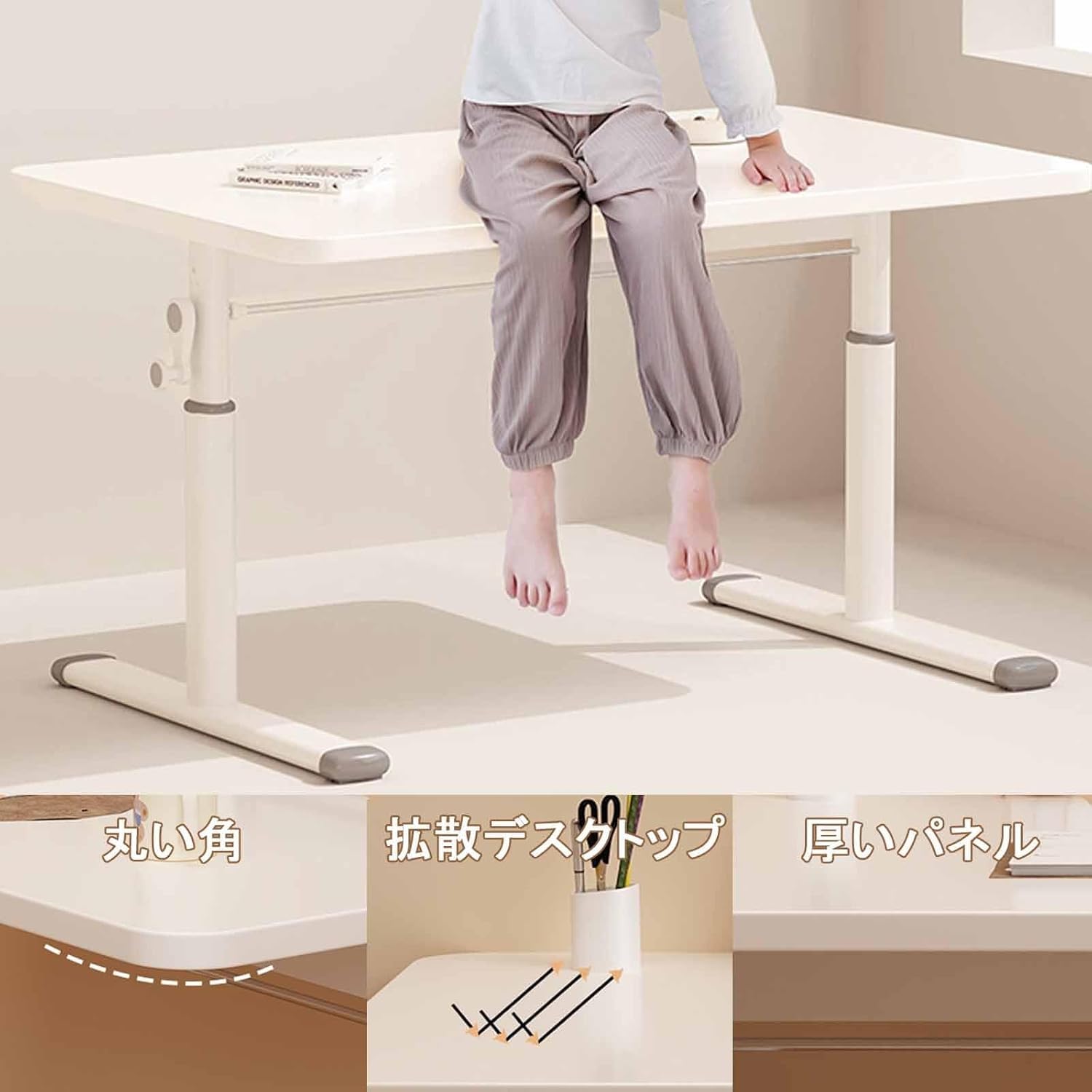 ヴィンテージ作業机 手動クランク式 ヴィンテージ作業机 手動クランク