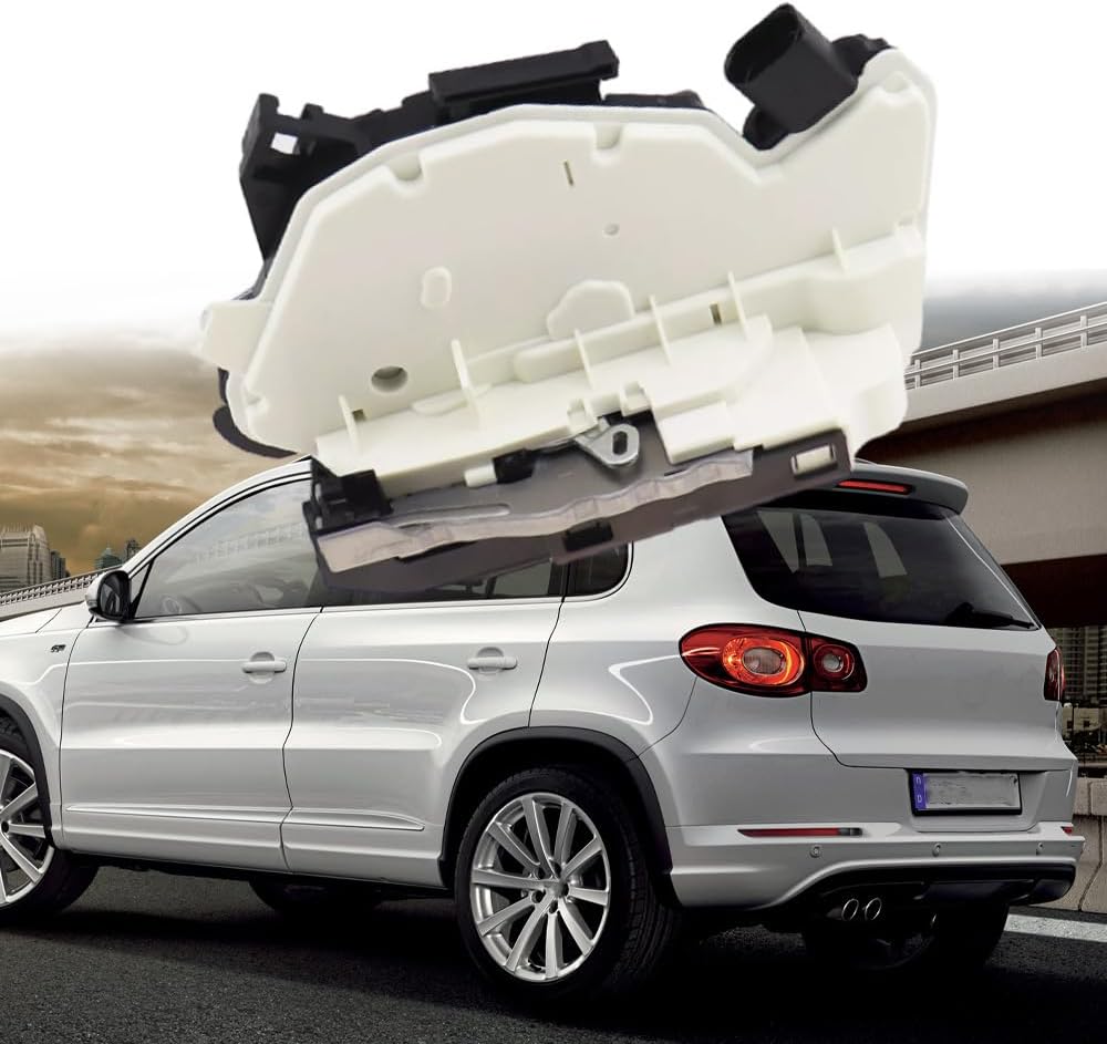 Rear Door Lock Actuator Driver Side Rear Left, Compatible with Audi A1 2011-2014 Compatible with Seat Ibiza 2009-2012 Compatible with Volkswagen, 5N1837015A/5N1837016A/5N1-837-016-A