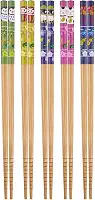Kit Jogo de Hashi de Madeira (Palitinho Japonês) - Variados Japão - 5 pares