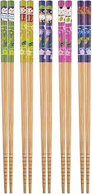 Kit Jogo de Hashi de Madeira (Palitinho Japonês) - Variados Japão - 5 pares