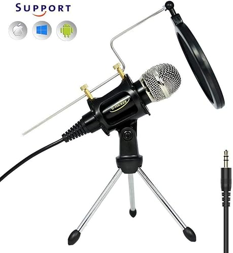 Mikrofon-Computer Mikrofon Plug and Play  Mikrofon fA r PC Computer iphone  Aufnahmemikrofon mit StA nder  Mikrofon fA r Windows  Mac Computer