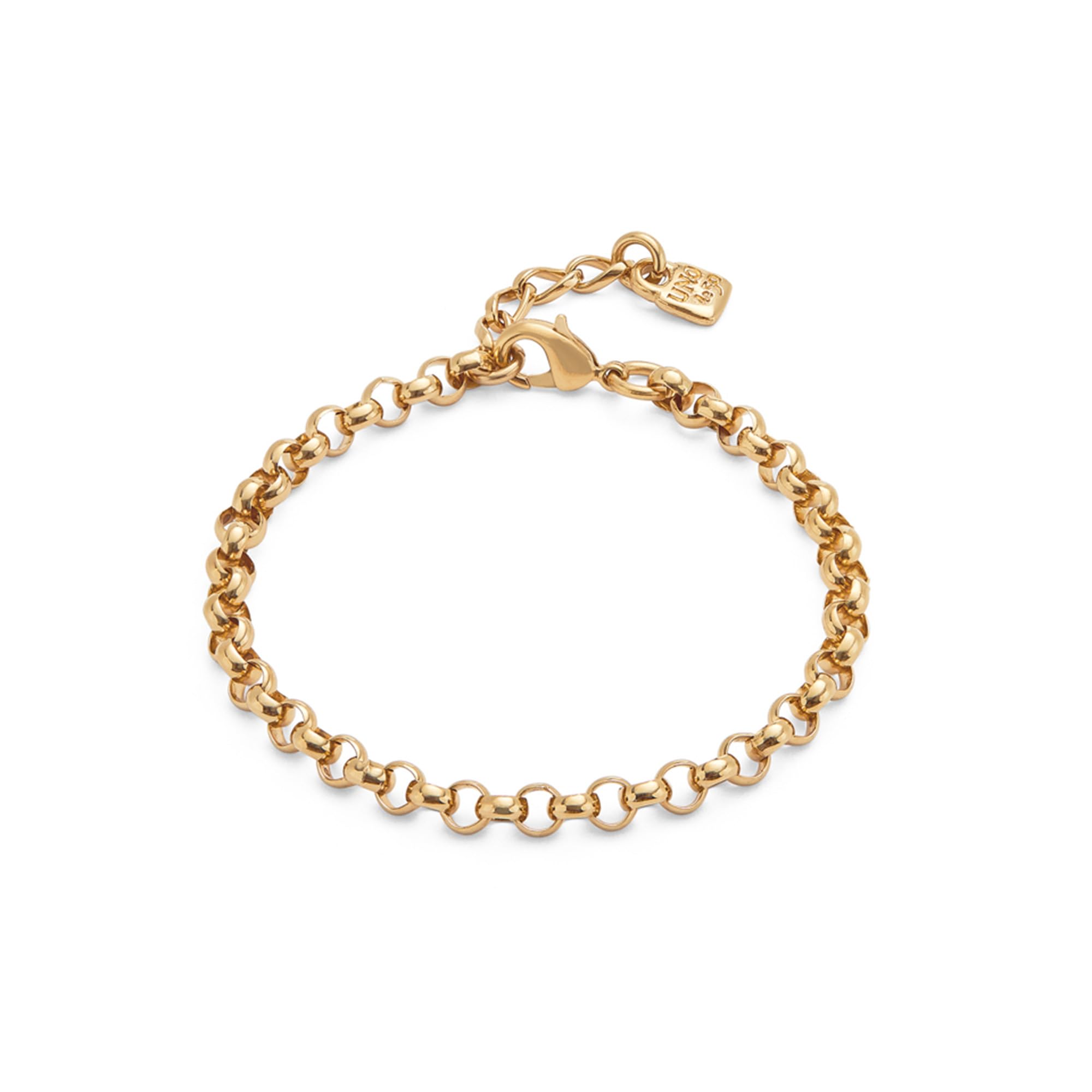 UNO de 50 - Pulsera para Mujer Bañadas en Oro, 18k, Color Dorado, Talla única, Fabricado en España