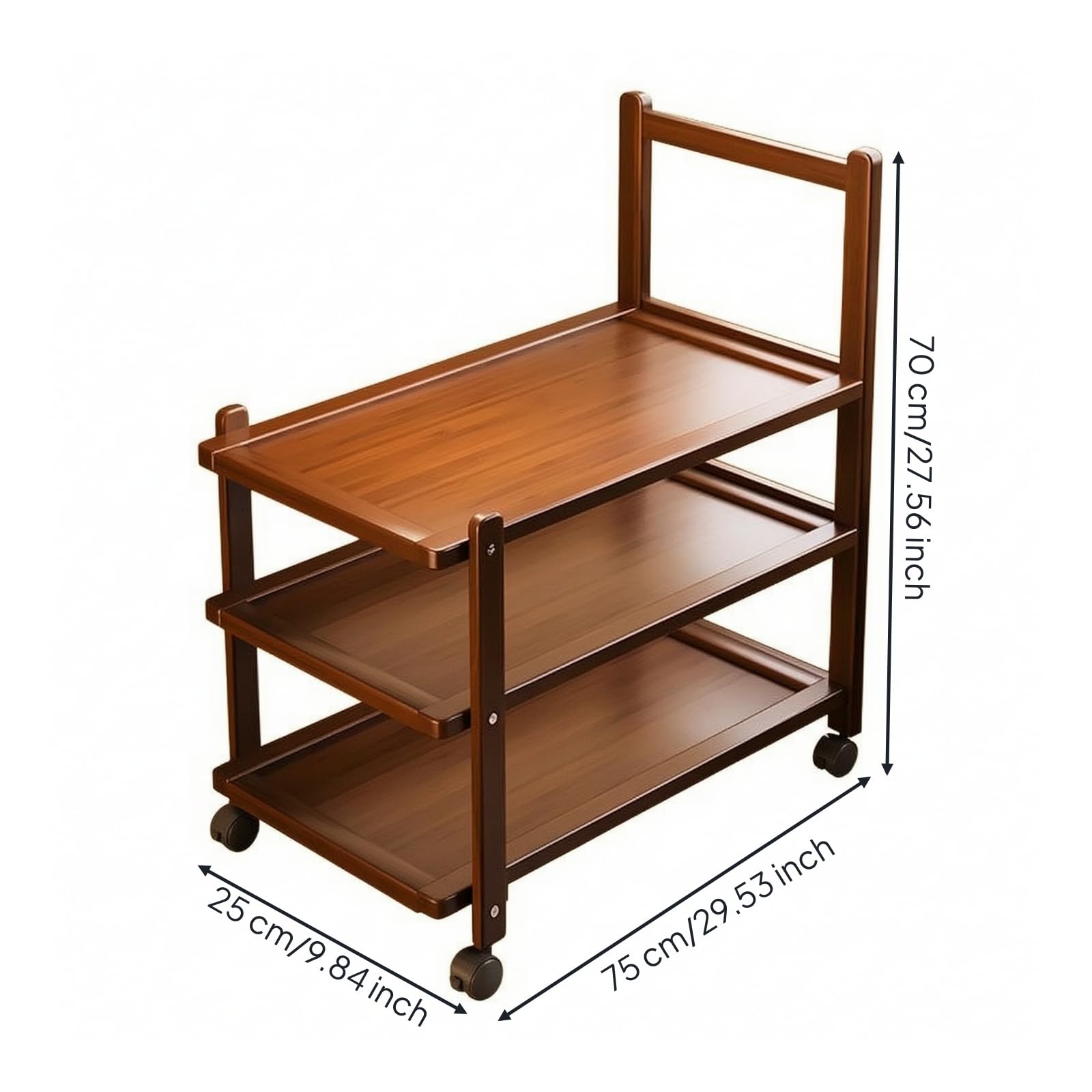 Carrito Almacenamiento Multiusos, 75CM, Niveles