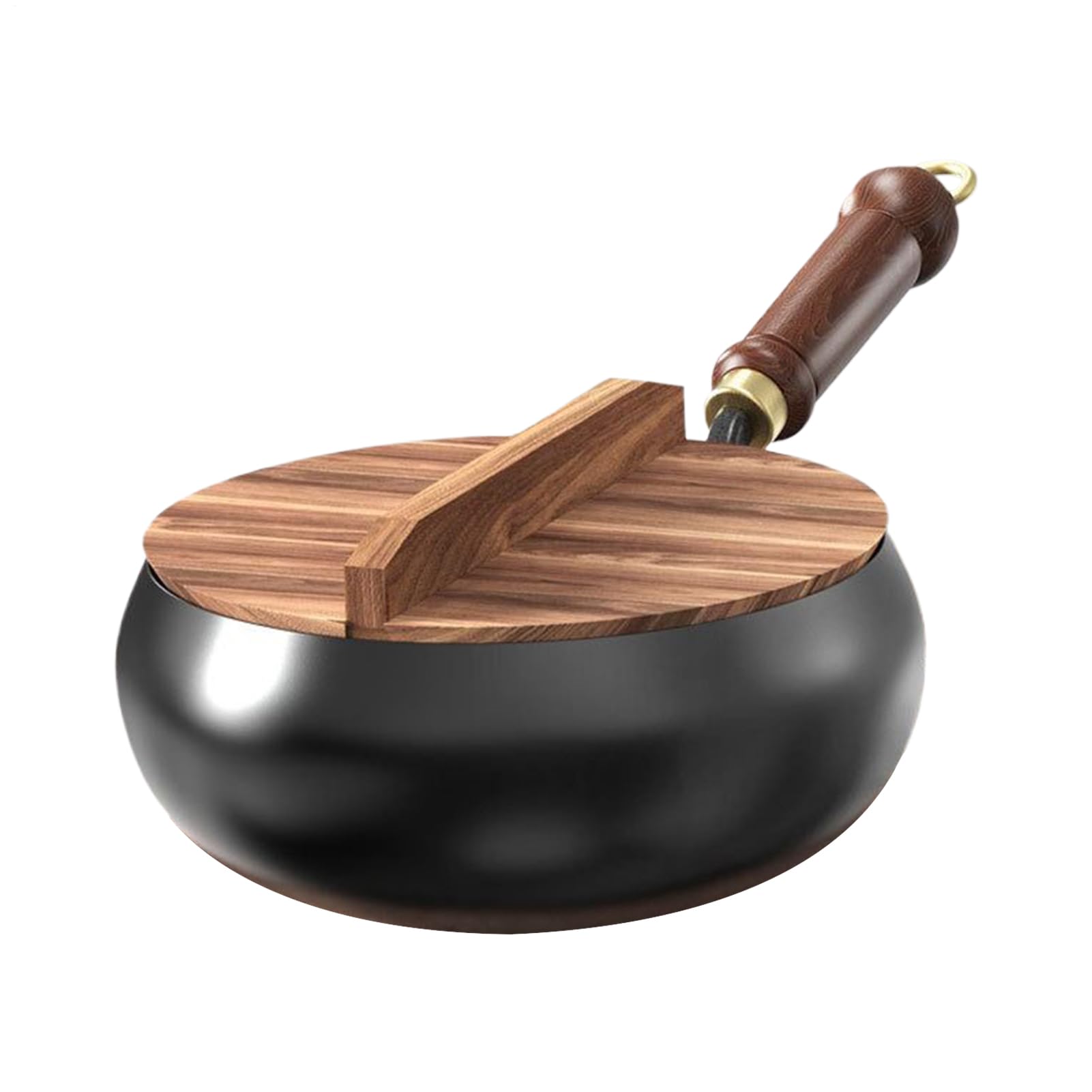 Poêle en fonte et casseroles antiadhésives avec plat pour cuisine maison