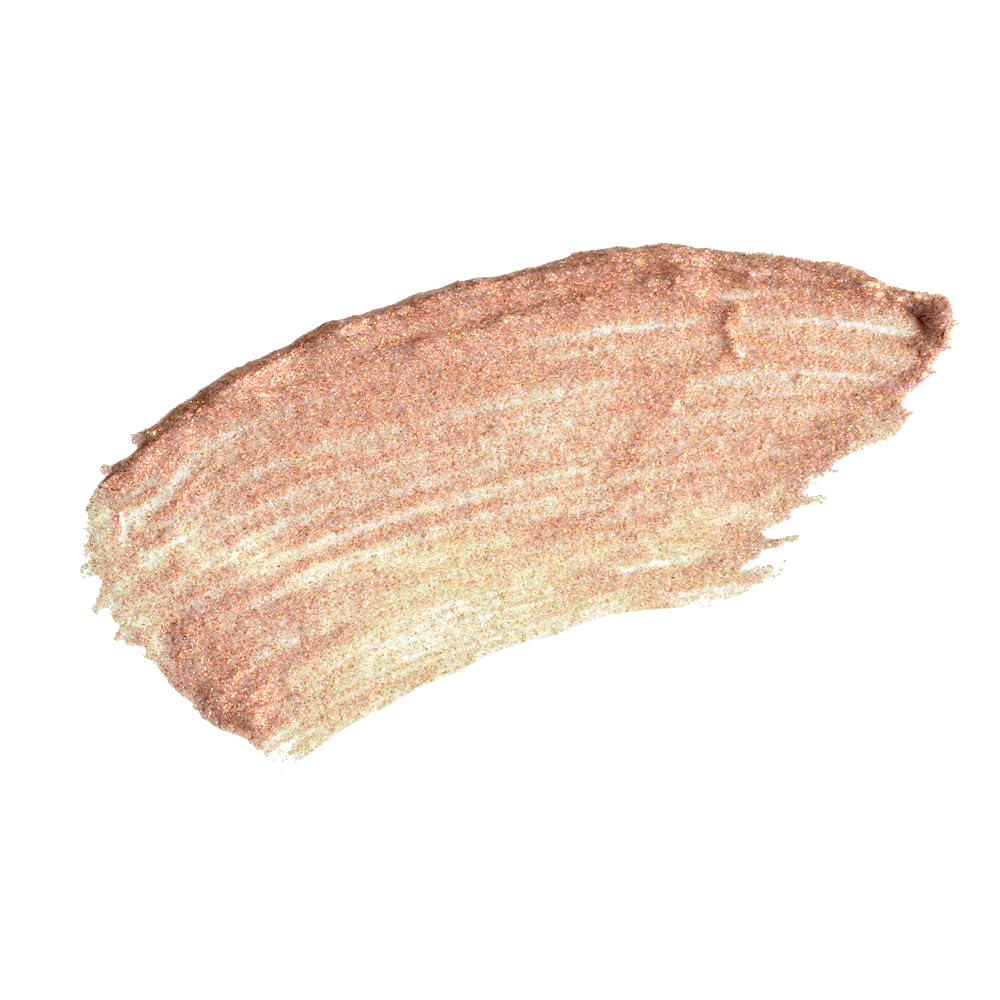 Palladio Flüssiger Lidschatten, cremige schimmernde Formel, die sofort am Augenlid haftet, mit flexiblem Applikatorstab für über 8 Stunden verschmiere- und knitterfreies Tragen, Pink Pearl