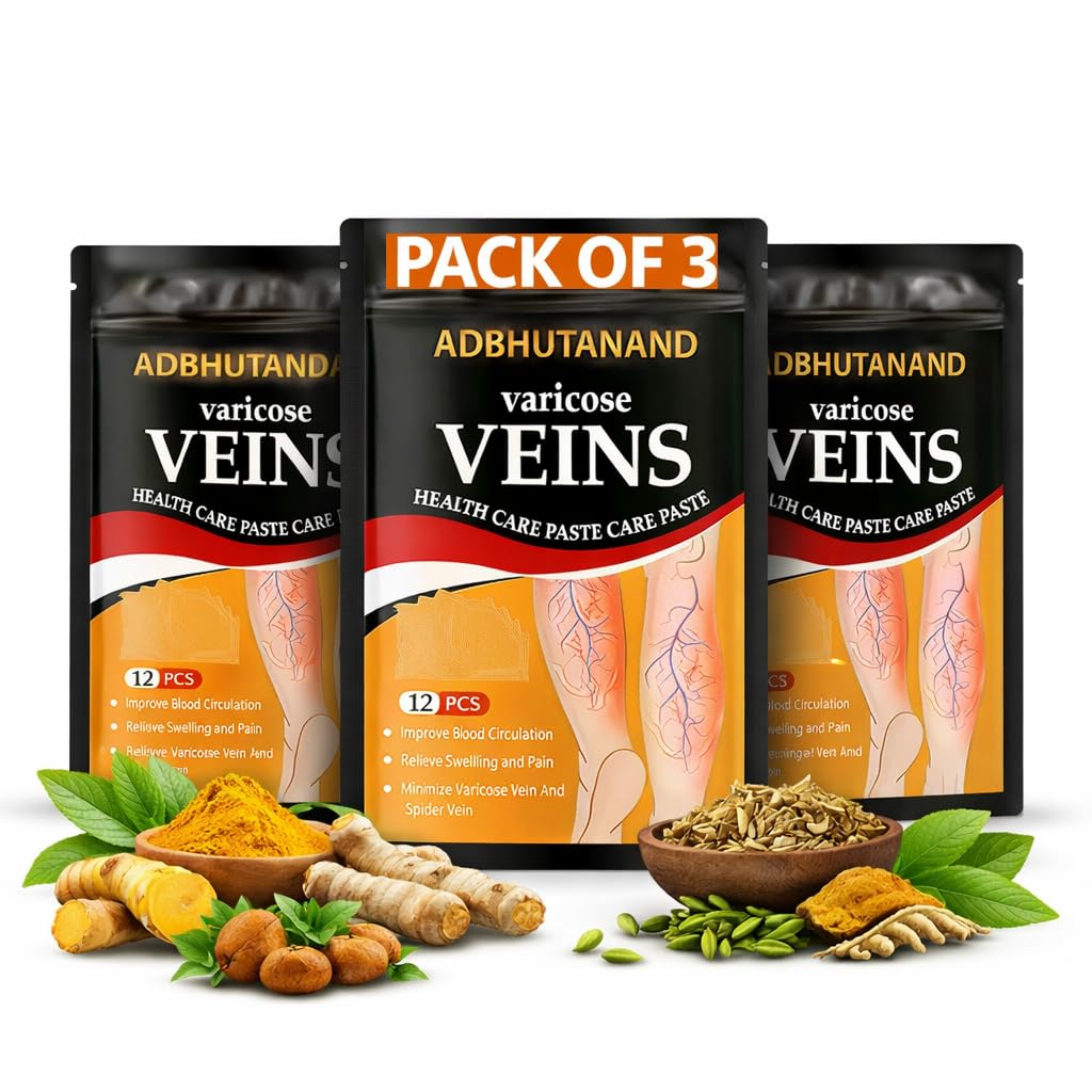 Varicose Veins Relief Patches – 36 PCS (PACK OF 3)| Reduces Swelling, Relieves Pain, Improves Blood Circulation & Vein Health Instant Relief From Muscular Pain & Joint Pain-picture-10