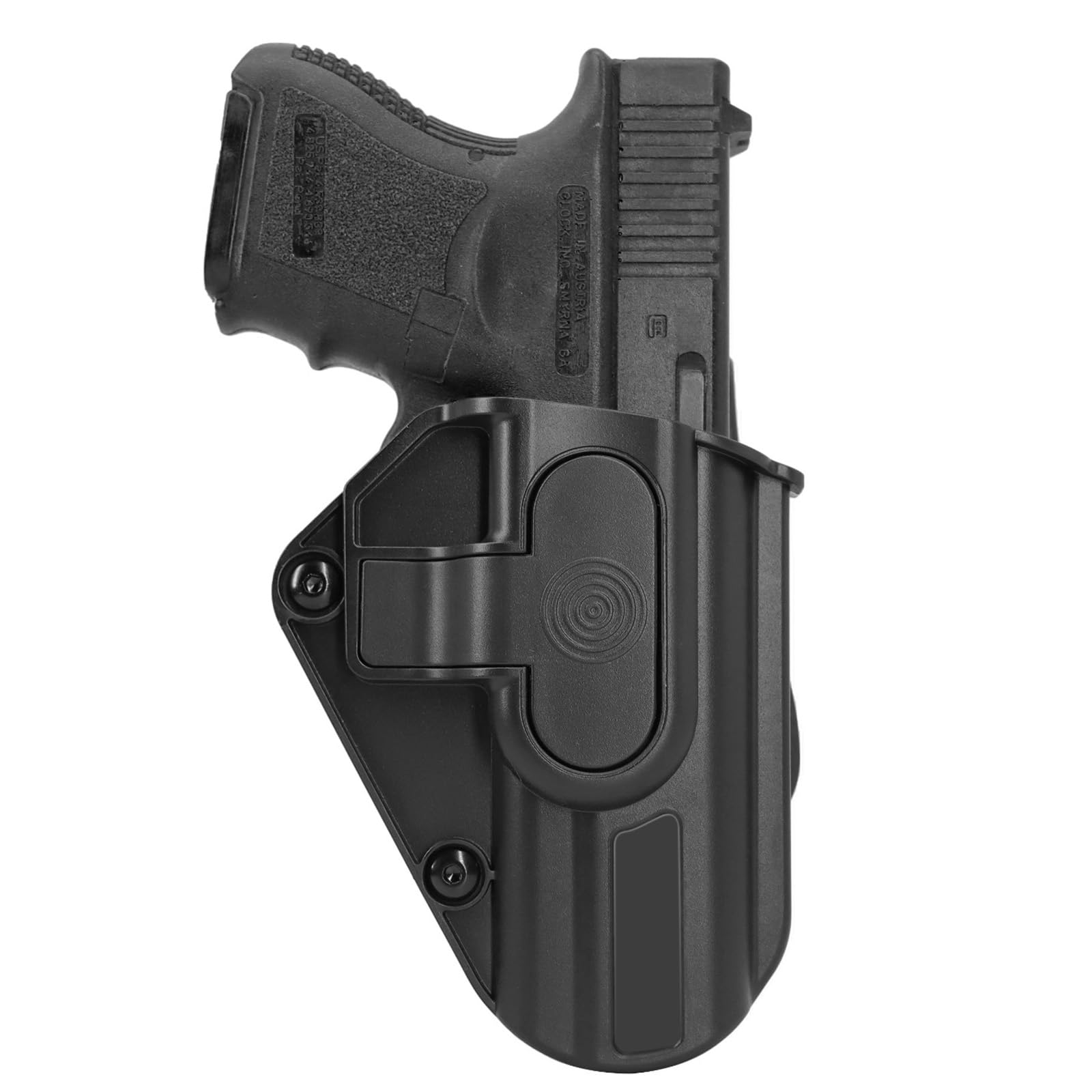 efluky Fundas de Armas de Caza, Compatible con Golck 17, 19, 19x, 26, 34, 43, 48, Ruger MAX-9 mm, Ruger 57, Scct-1/2, S&W M&P 9. 380 Shield ez, Springfield Armory Hellcat/Hellcat Pro, Paleta de 60°