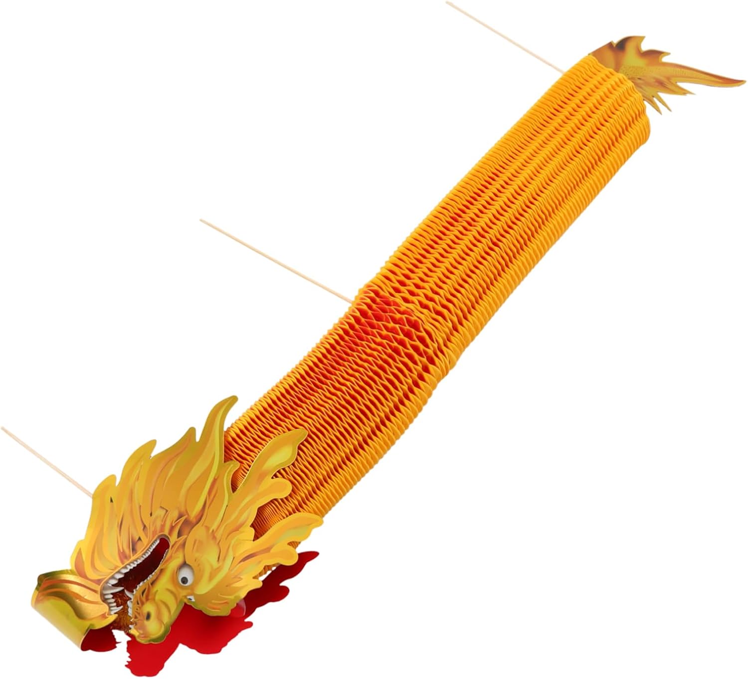 Milisten Year Handheld Dragon Photo Prop Paper Lantern Decoration for Celebrations Joyful Party Supplies Use