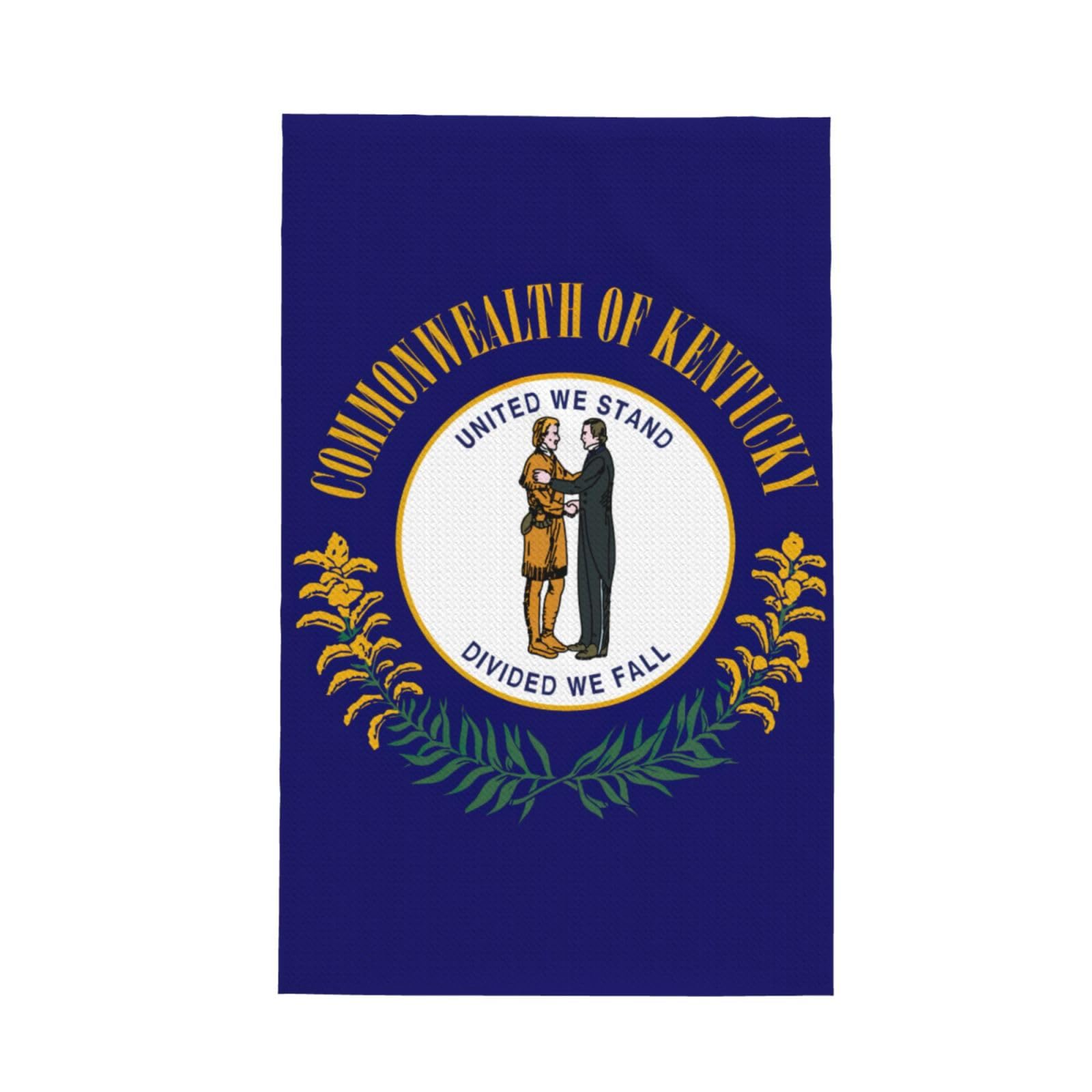 YQxwJL Kentucky State Flag Print Super Absorbent Waffle Kitchen Towels, Large Kitchen Hand Dish Towels, Tea And Bar Towel