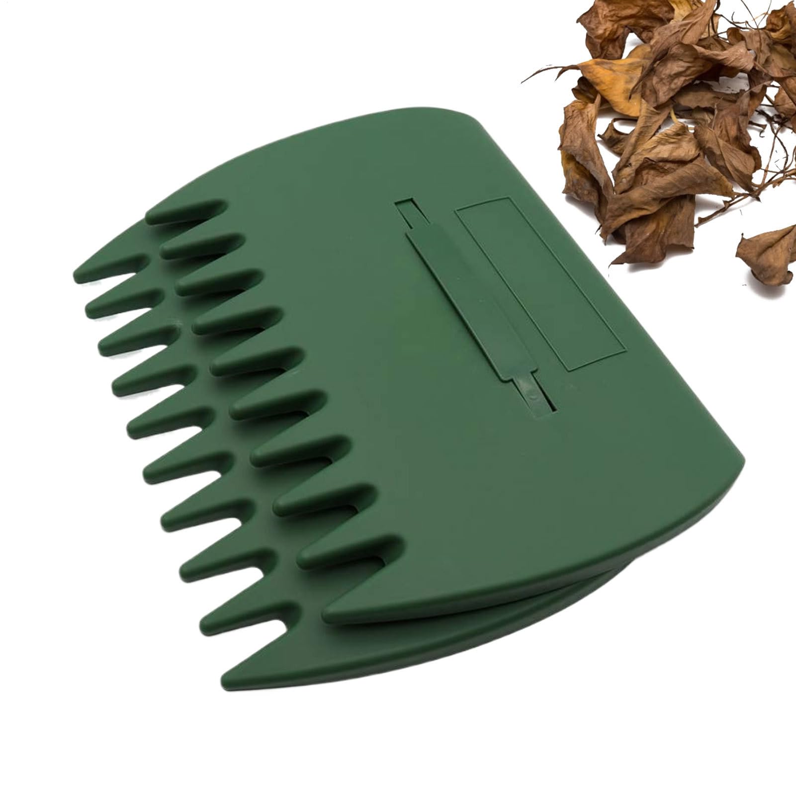 Juego de agarrador de hojas, recogedor de hojas de manos, recogedor de hojas para patio, recogedor de hojas, herramienta de jardinería para eliminar desechos para cama de flores de otoño, césped