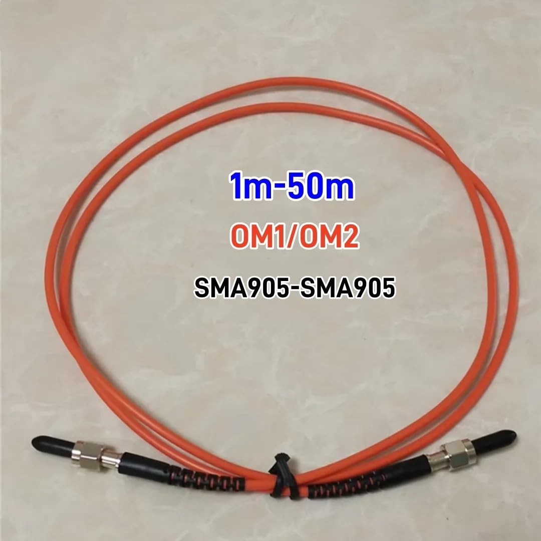SMA905 Fiber Optic Patch Cord 20m OM1 OM2 Simplex Multimode Cable(7m 5pcs OM1)