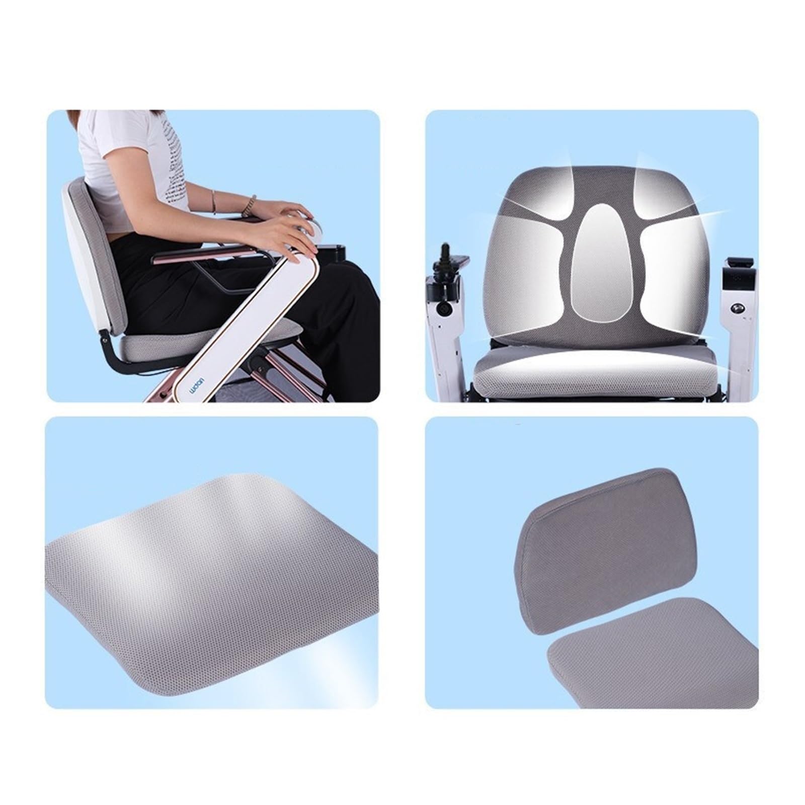 Sedia A Rotelle Elettrica Pieghevole, Leggera, Intelligente, Automatica, Disabile, Speciale For Gli Anziani, A A Quattro Ruote, Con Scooter Mobilità Confortevole Fluida(20ah21km)