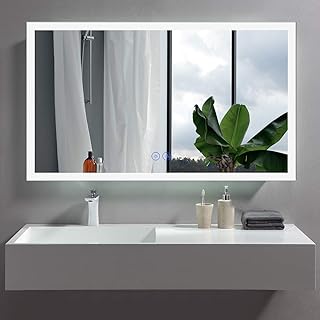BHBL 48 x 28 in Horizontal LED Bathroom Mirror with Anti-Fog Function (DK-C-N031-W5)