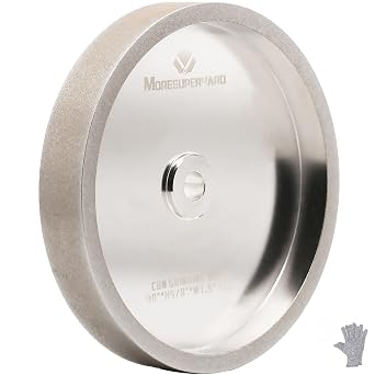 CBN Grinding Wheel 8 inch 180 Grit,1.5" Wide,5/8" Arbor,for All Kinds of 8 inch Bench Grinders,for Sharpening High Speed Steel Tools Woodturning Tools180 Grit