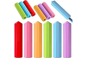 Chew Pencil Topper Set of 6 (Vibrant Colors)