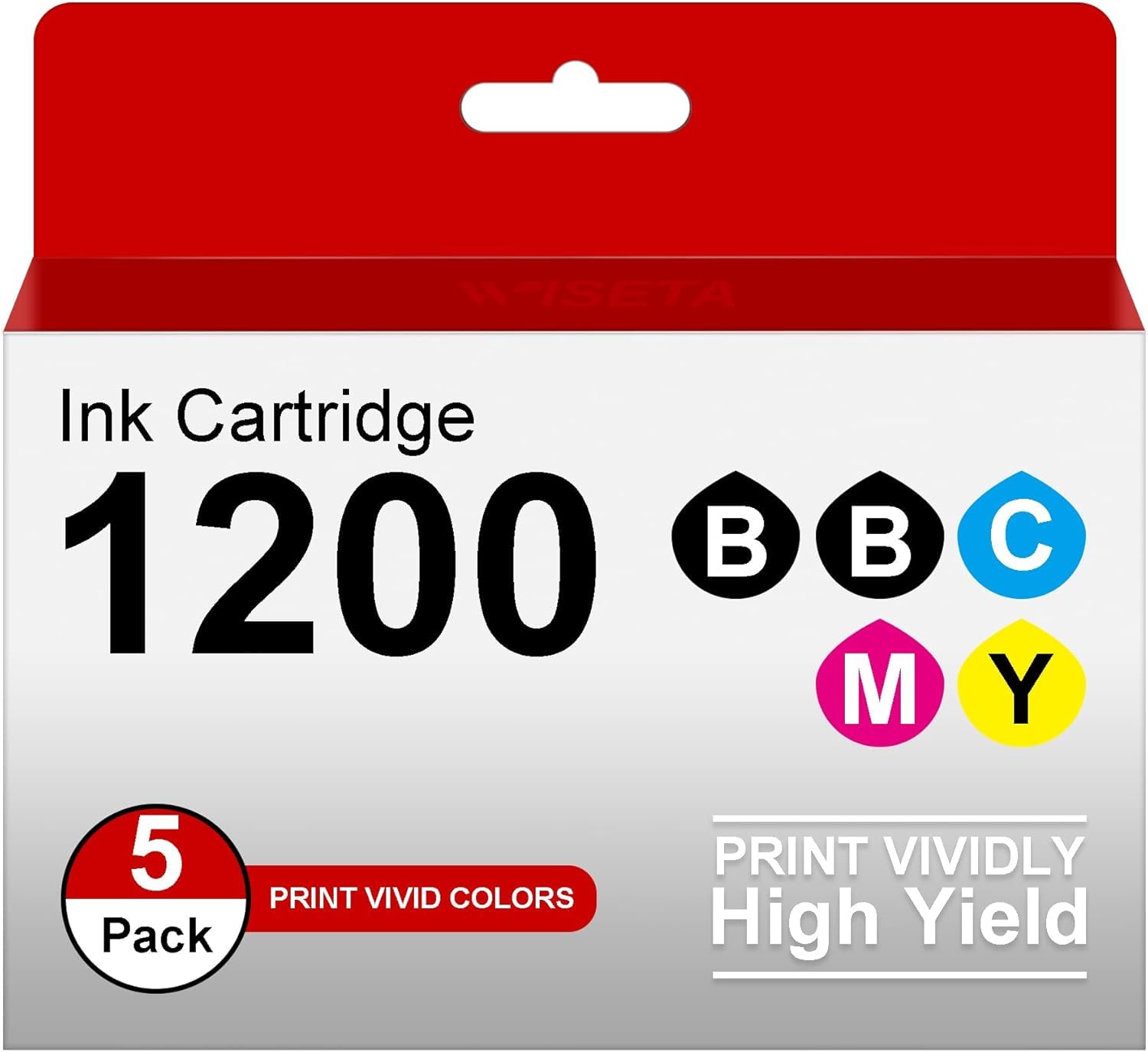 1200XL Ink cartridges Compatible Replacement for Canon Maxify 1200 Ink Cartridges use with PGI-1200 MAXIFY MB2720 MB2320 MB2020 MB2120 Printer (Black,