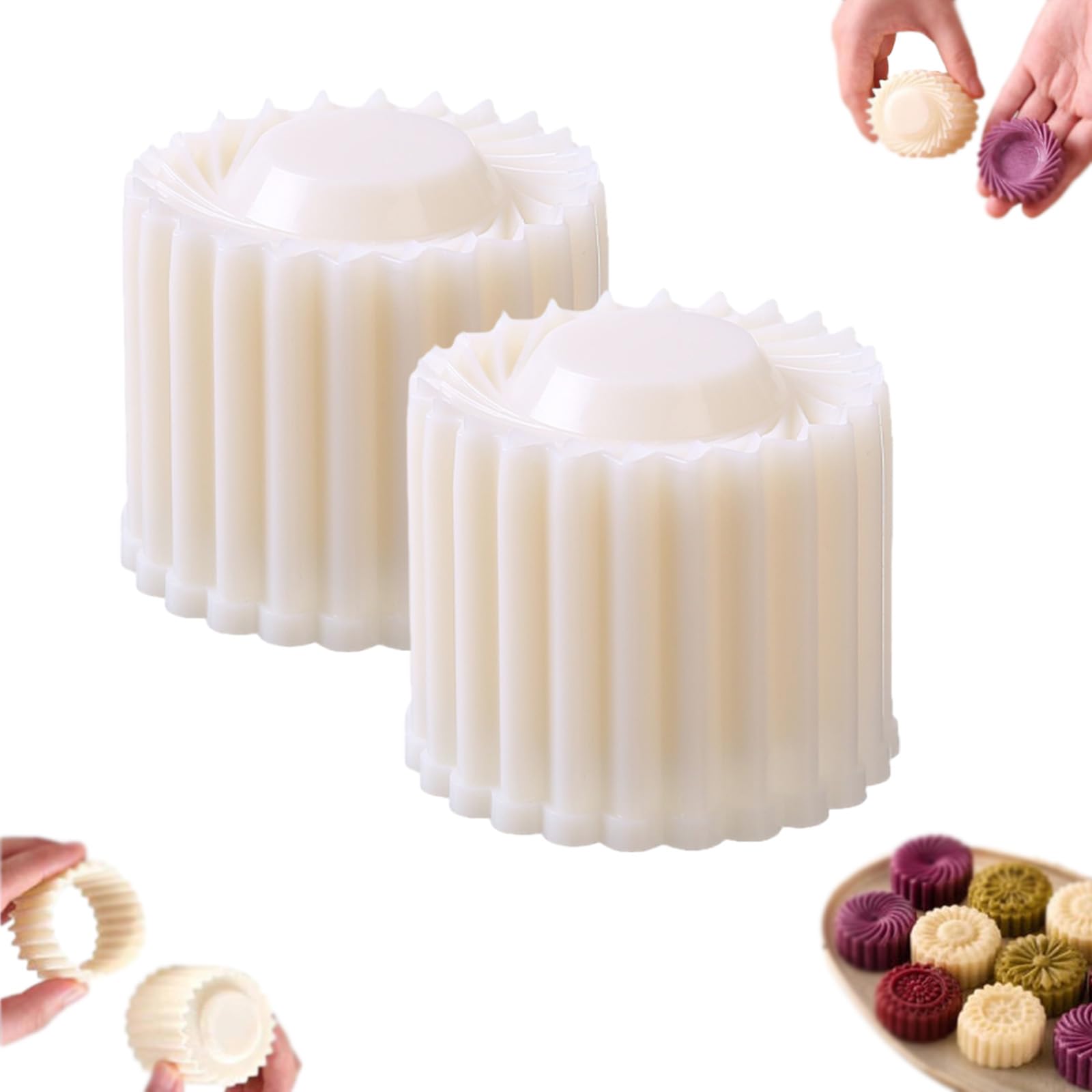 Creative Double-Ended Pastry Mold, Double-Sided Dough Mold，2PCS
