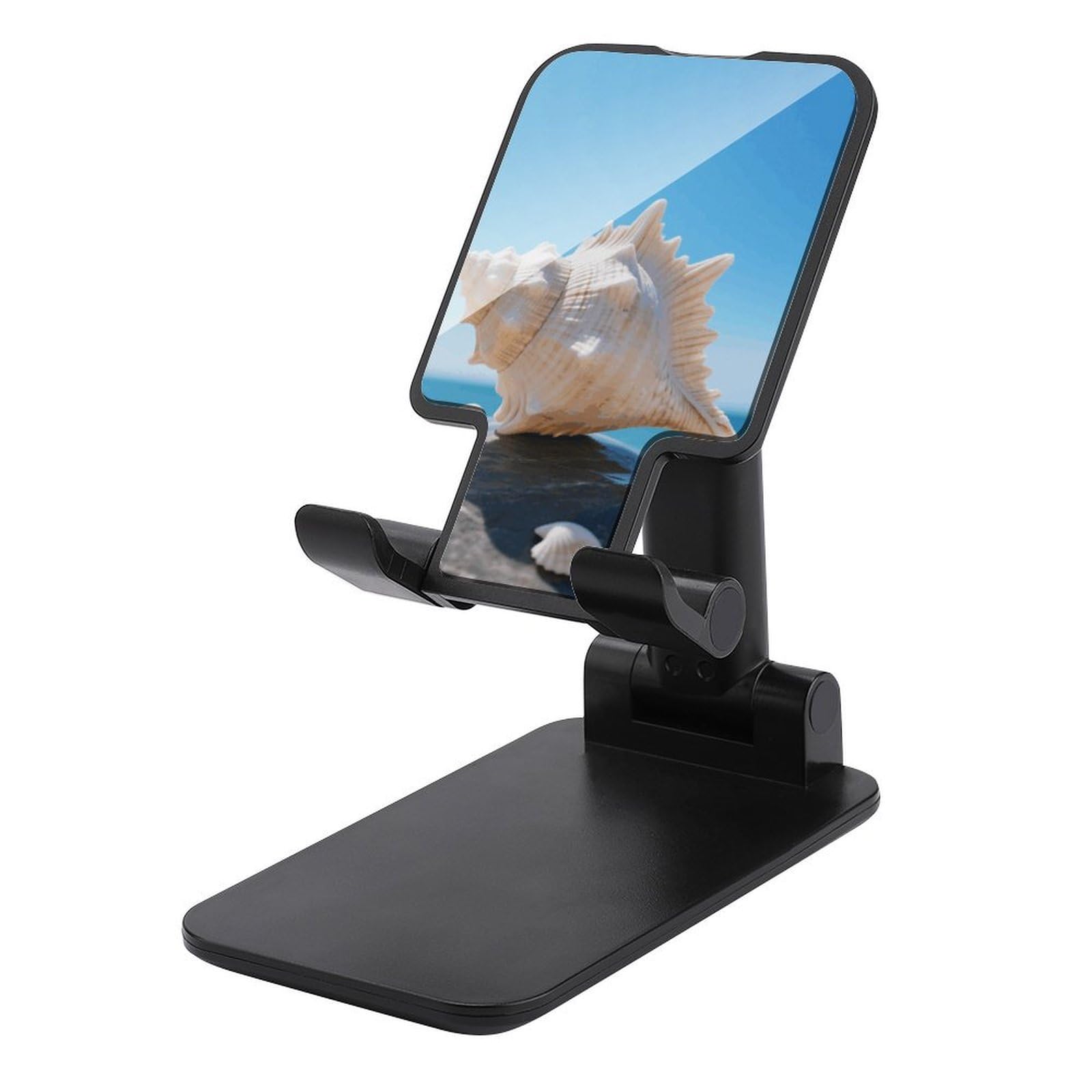 Support de téléphone réglable en forme de coquillages d'été
