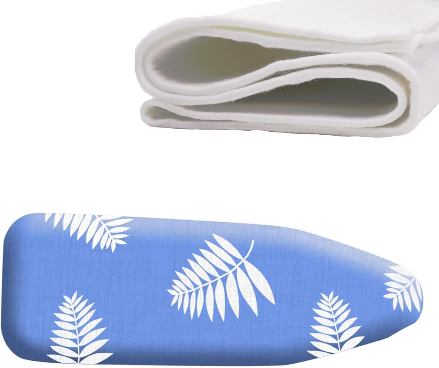 SheeChung 12x42 Inch Ironing Board Cover and Pad +Ironing Board Padding Only,Cut to Desired Sizes