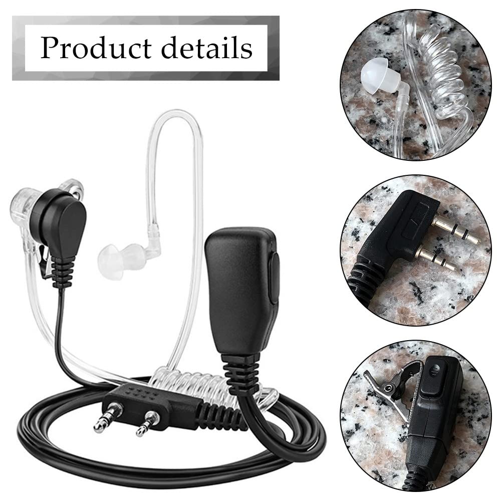 DONGKER 6 auricolari Walkie Talkie, radio bidirezionale per Walkie Talkie