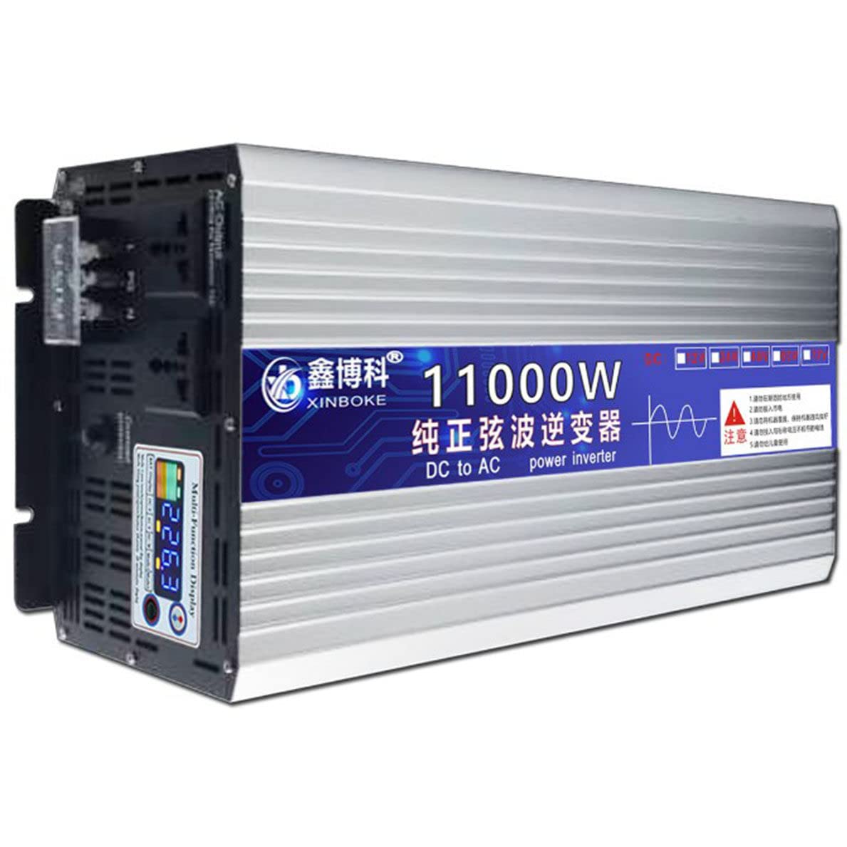11000W czysta fala sinusoidalna falownik DC 24V/48V/60V do AC 220V przetwornica napięcia wysokowydajne przetwornice prądu stałego do lodówki, pralki, urządzenia do gotowania ryżu,48V