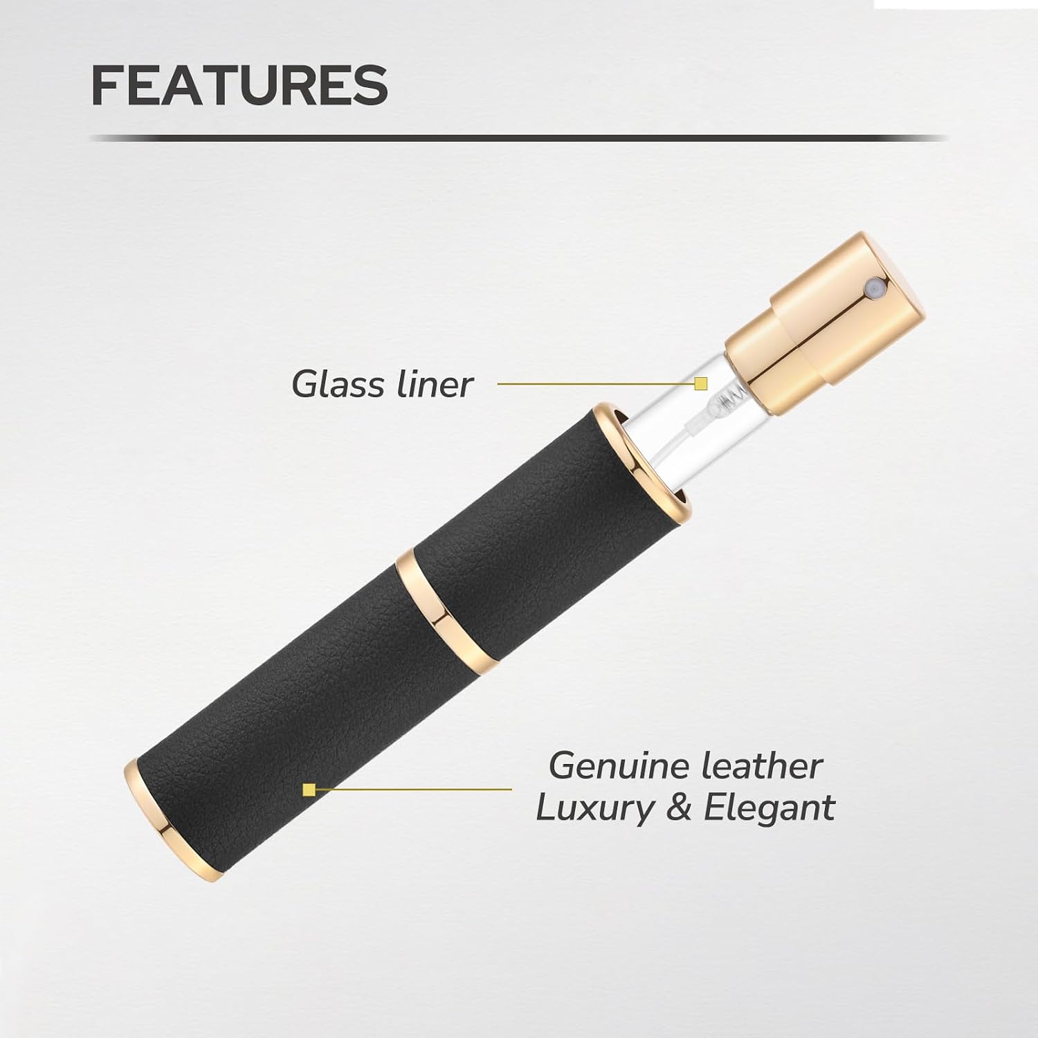 LISAPACK Perfume Travel Refillable Atomizer, 10ml Cologne Spray Bottle image 4