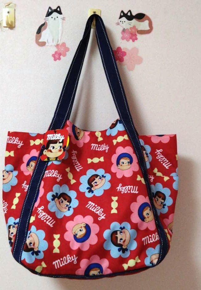 Amazon.co.jp: ペコちゃん ポコちゃん ミルキー トートバッグ マザーズ  