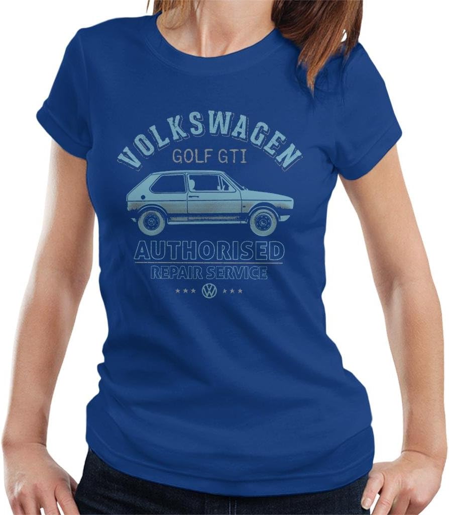Volkswagen Blue Golf GTI Repairs Women's T-Shirt