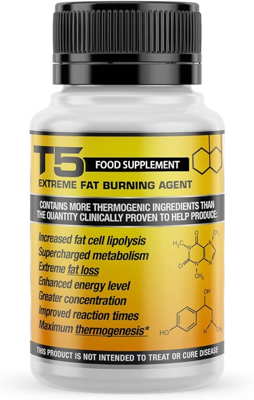 x2 T5 Fat Burners Strongest Legal Diet & Weight Loss Pills (2 Month