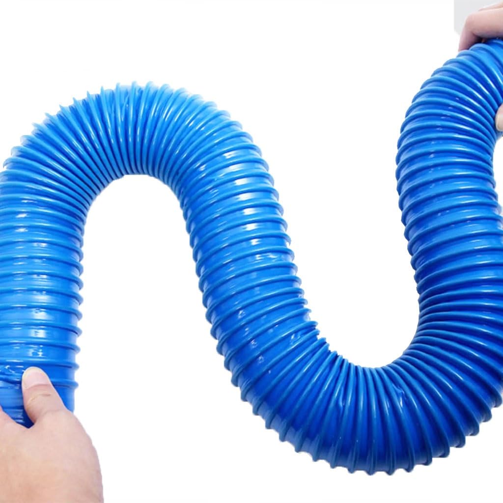 Tubo antipolvere in PVC blu di scarico sfiato 1M 32-60mm