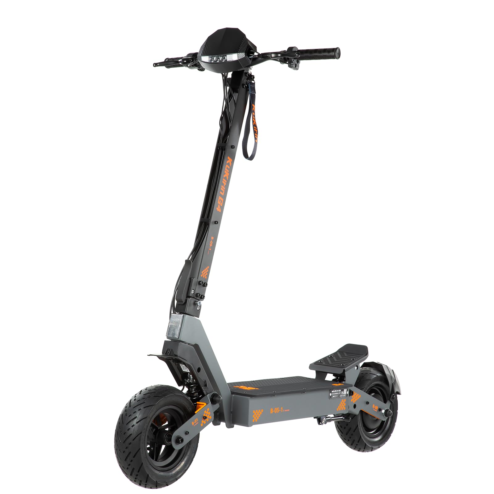 Trottinette Électrique Tout Terrain pour Adultes KuKirin G4, Scooter Haute Performance avec Autonomie 75 km, Pneus 11 Pouces, Double Suspension