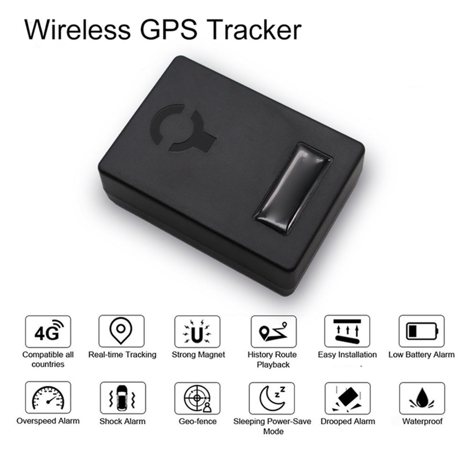 Traceur GPS 4G pour Véhicules, Historique des Trajets, Alertes de