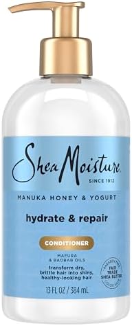 Shea Moisture Manuka Honey and Yogurt Hydrate Plus Repair Conditioner Unisex Conditioner 13 oz, 384 ml (Pack of 1)
