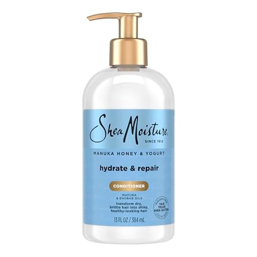 Shea Moisture Manuka Honey and Yogurt Hydrate Plus Repair Conditioner for Unisex 13 oz Conditioner