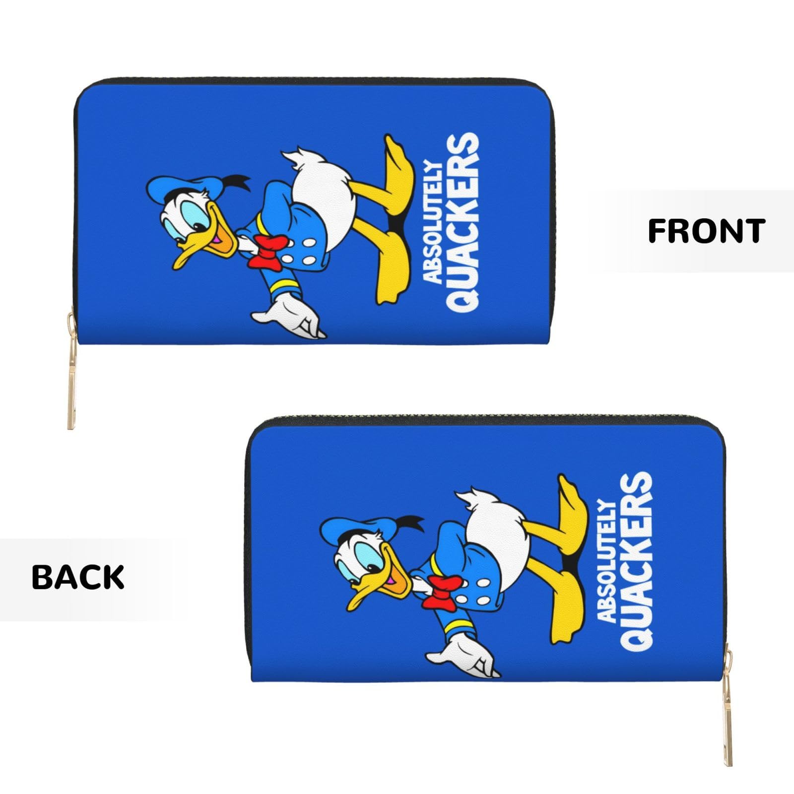 Amazon.co.jp: 財布 ドナルドダック 長財布 レザー ながざいふ 小銭