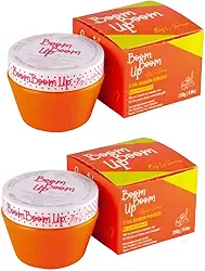 Kit 2x Boom Boom Up - Peach Up - Creme Firmador Anti Celulite 250g Cada | Tratamento de 60 Dias + Espátula para Aplicação