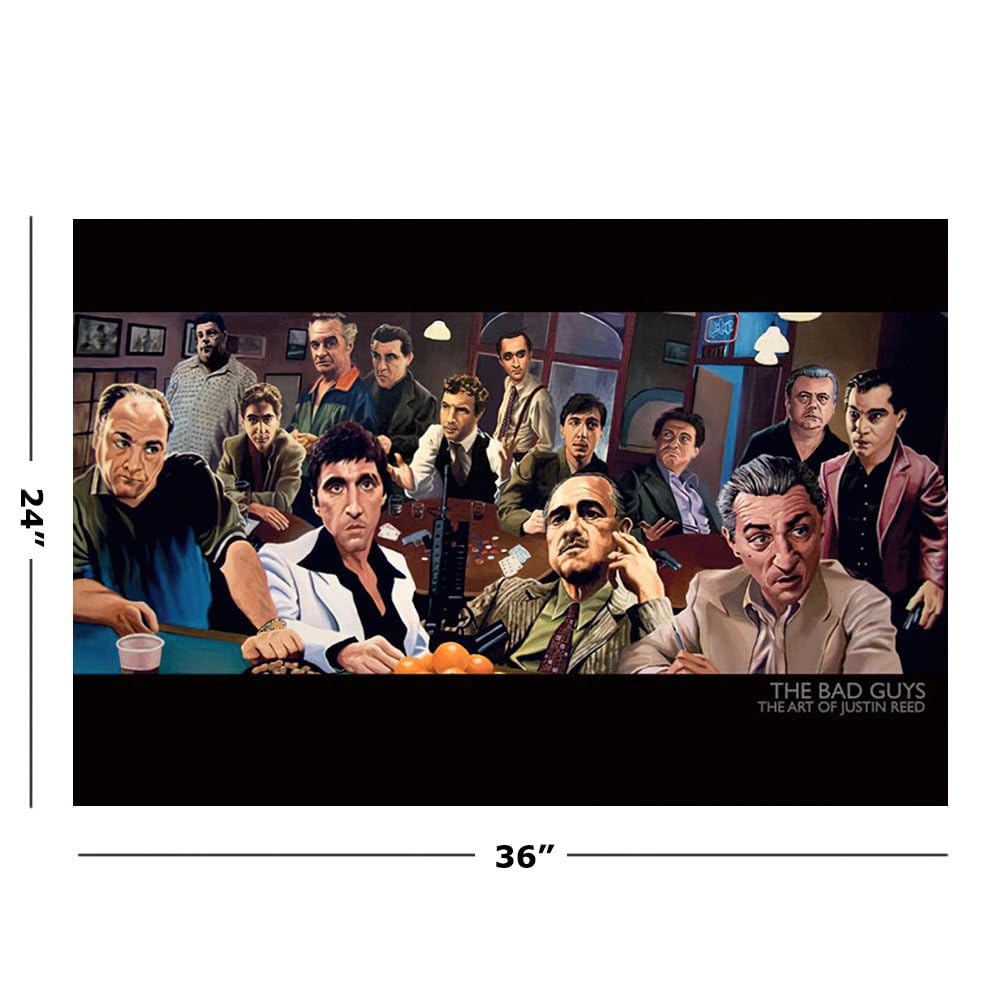 パズル Framed Poster of Justin Reed Amazon.com: The Bad Guys - The Art Of Justin Reed - Movie/Art