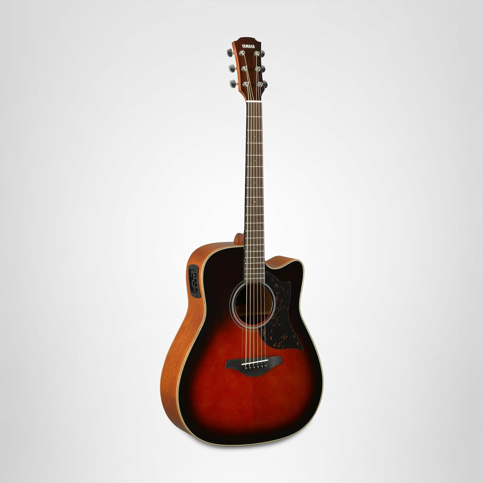 Amazon.com: Yamaha A-Series A1M Acoustic-Electric Guitar, Tobacco