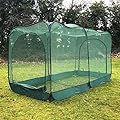 GardenSkill Pop Up Giant Chicken Run & Hen House | Bird Avian Flu Protection Coop & Poultry Cage for Birds Rabbits Guinea Pigs Pets - 1.35m H (2.5m x 1.25m x 1.35m High)