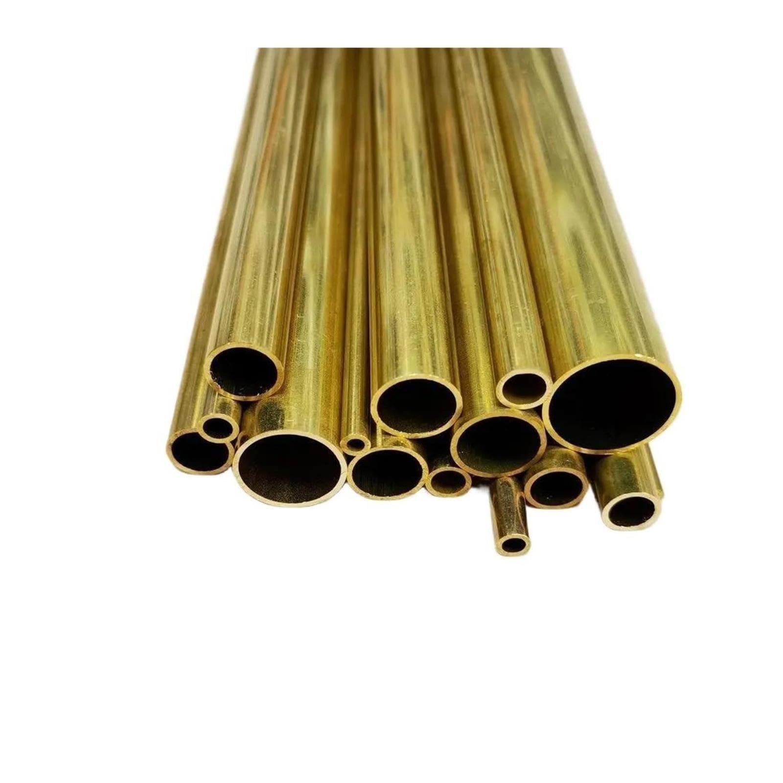 Brass Alloy Straight Round Tube OD 16‑38mm Length 300‑500mm